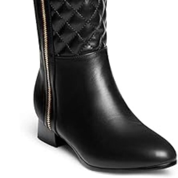ANN CREEK Quilt Front Shaft Over The Knee Women’s Miller Black Boots Size 7.5 - Picture 8 of 13